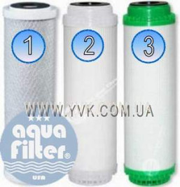 Набор картриджей для фильтров Aquafilter № 11