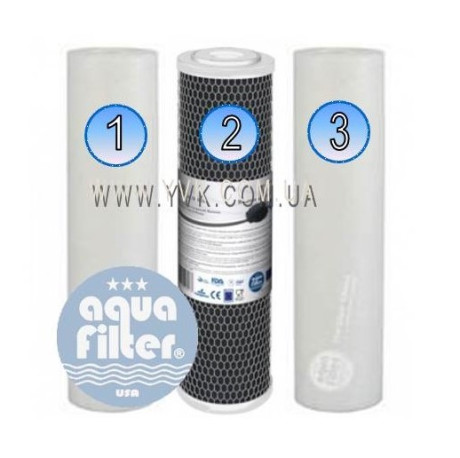 Набор фильтров Aquafilter №1-1 к обратному осмосу