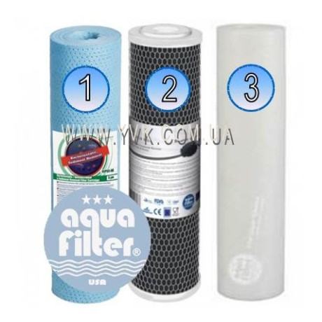 Набор фильтров Aquafilter №1 AB к обратному осмосу