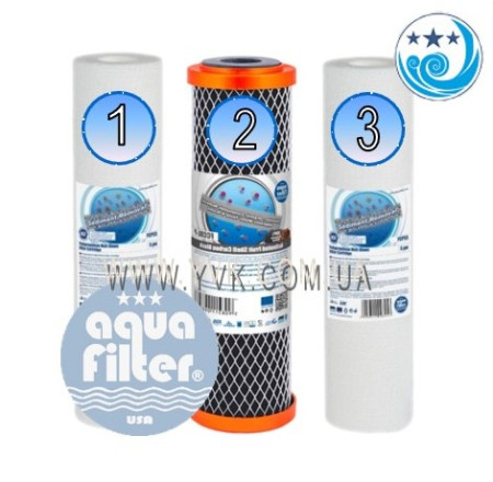Набор фильтров Aquafilter №1-P к обратному осмосу