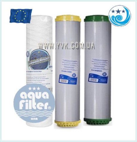 Умягчающий набор фильтров Aquafilter FCPP FCCST FCCBKDF20BB