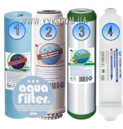 Комплект фильтров&nbsp;к системе очистки Aquafilter FP3-HG-K1-AB
