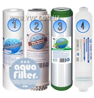 Комплект фильтров&nbsp;к системе очистки Aquafilter FP3-HG-K1