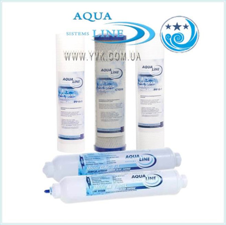 Комплект сменных картриджей&nbsp;Aqualine-6