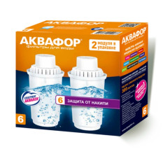 Сменный картридж Аквафор В100-6 упаковка по 2шт.