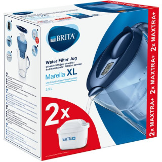 Кувшин Brita Marella XL Синий с двумя картриджами
