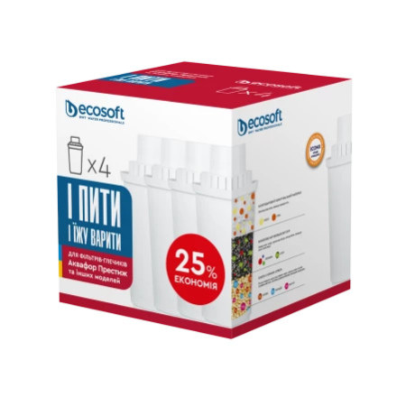 Картриджи Ecosoft&nbsp;CRVK4AQRECO 3+1 для Аквафора